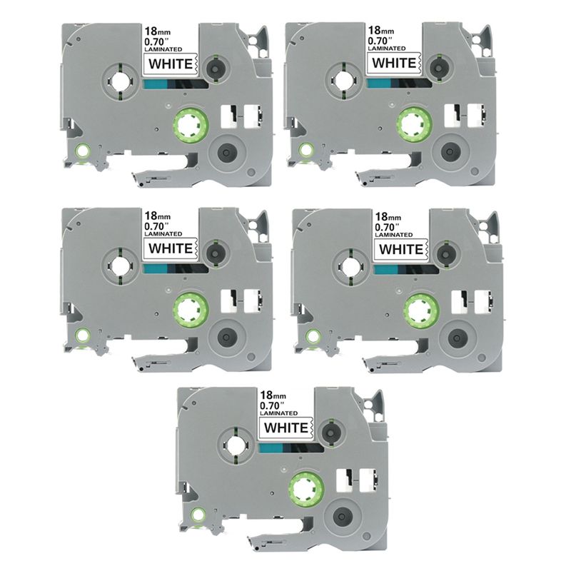 Label Printer Tape - 18 ミリメートル TZC ラベルリボンラベル印刷用紙ブラザーラベリングマシンプリンタラベルステッカーラベルテープ