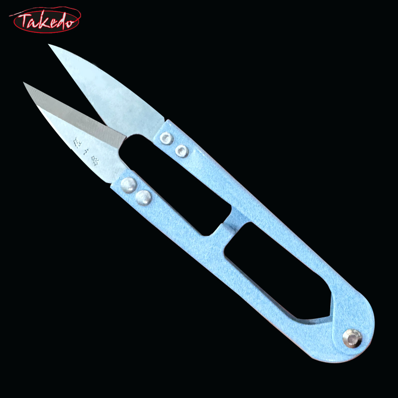 Scissors Stainless Craft - TAKEDO TB-448 マルチカラートリミング縫製はさみ U 字型バリカン糸ステンレス鋼 DIY