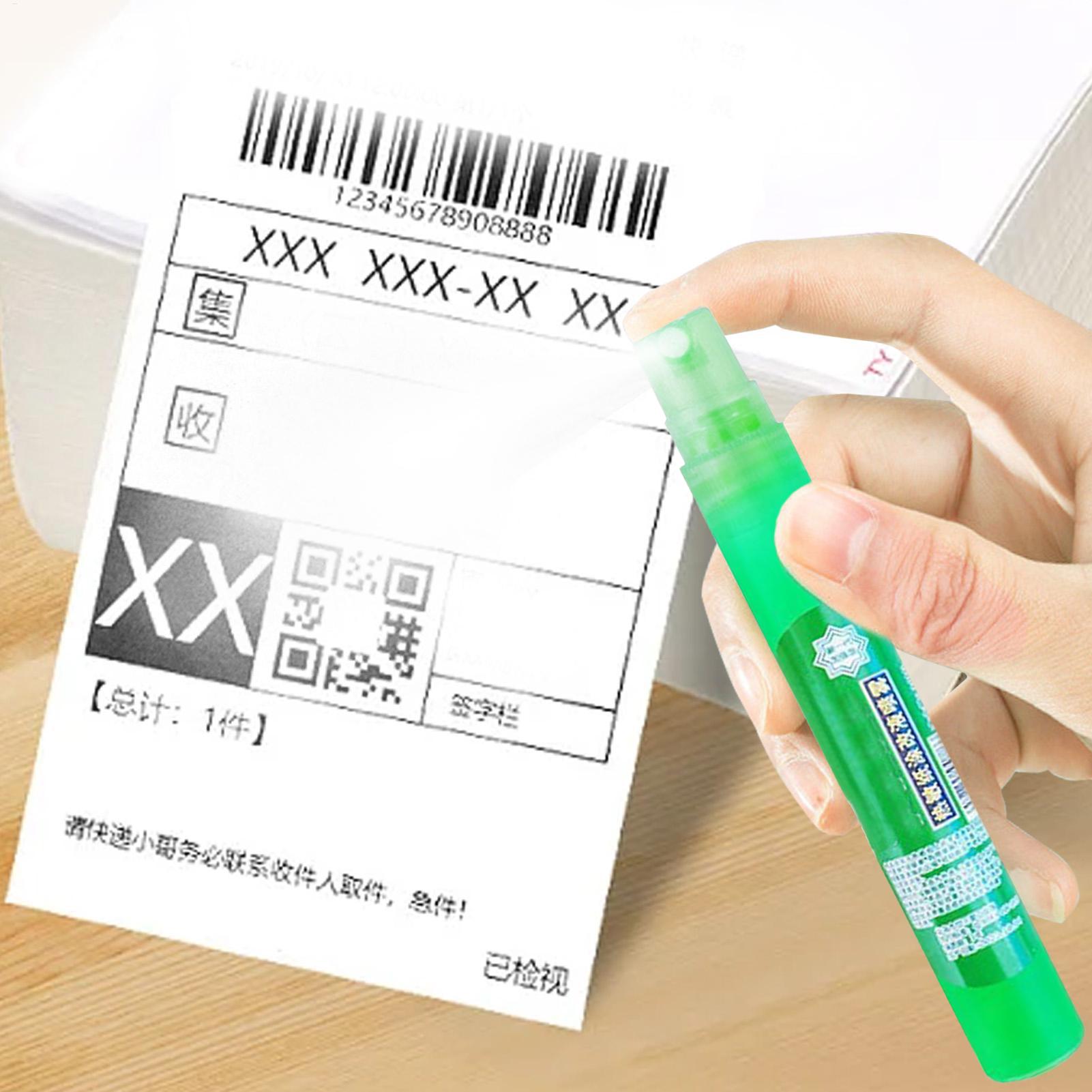Correction Fluid White - 速乾性感熱紙修正液機密スタンプスプレー速達情報消しゴムプライバシー保護用ペン