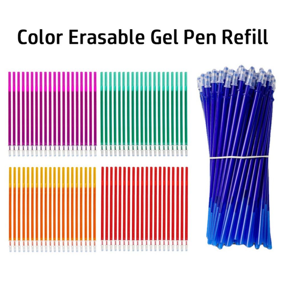 Gel Ink Pen Set - 10本セット、0.5mmのカラフルなインクゲルペン用替え芯、筆記具、文房具、中性インクペン用芯、消せる中性インクペン用替え芯。