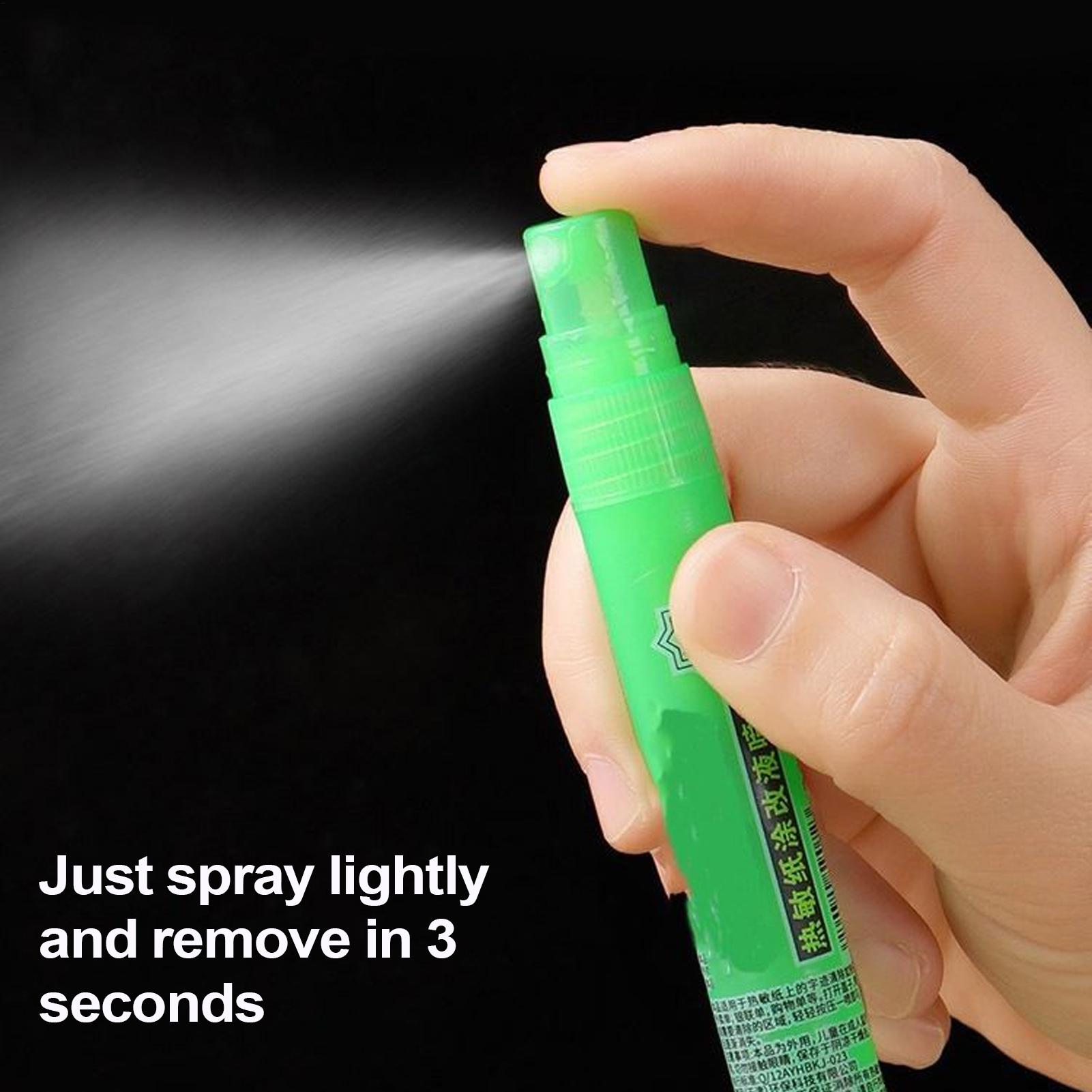 熱修正液情報のカバー範囲 液体除去プライバシー スプレー ペ - Correction Fluid White のレビューと価格