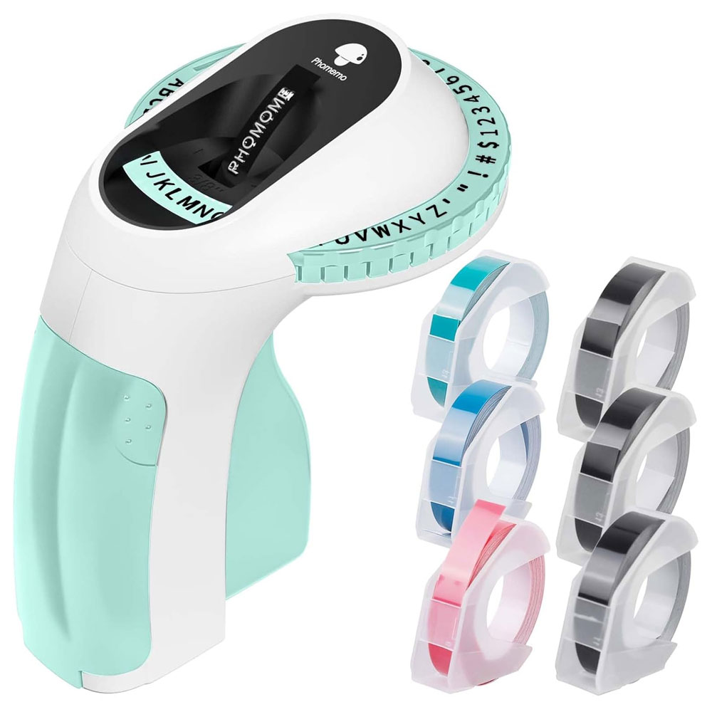 E975 エンボスラベルプリンター、3Dラベルマシン、ラベル - Label Printer Tape のレビューと価格