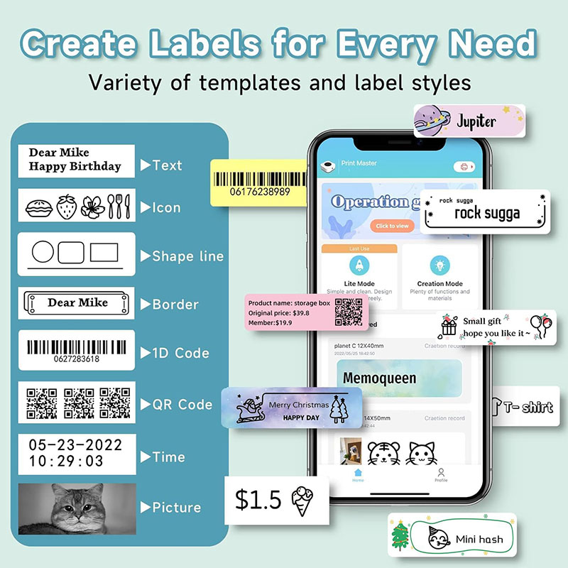 12*40 ミリメートル色透明サーマルステッカーロール自己粘 - Label Printer Tape のレビューと価格