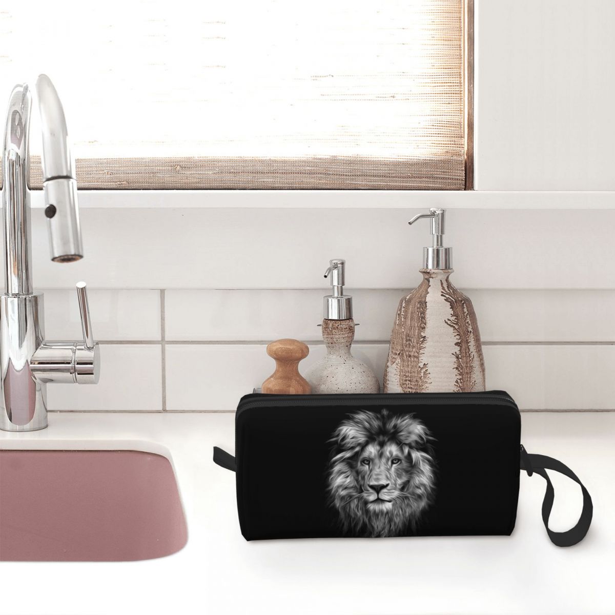 アフリカの野生のライオンの顔の肖像画鉛筆ケース学生用学校ペン - Lion Stationery & Office Supply(Kunshan)Co.Ltd のレビューと価格