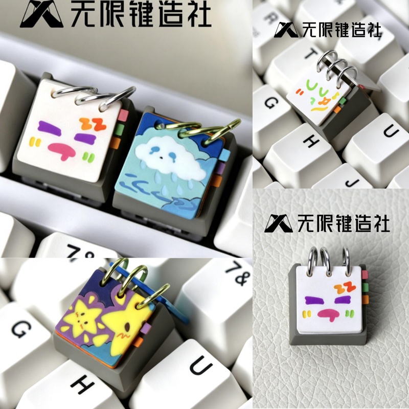 Wuxian かわいいカレンダー樹脂キーキャップオリジナルパ - Ideal Stationery & Office Supply のレビューと価格