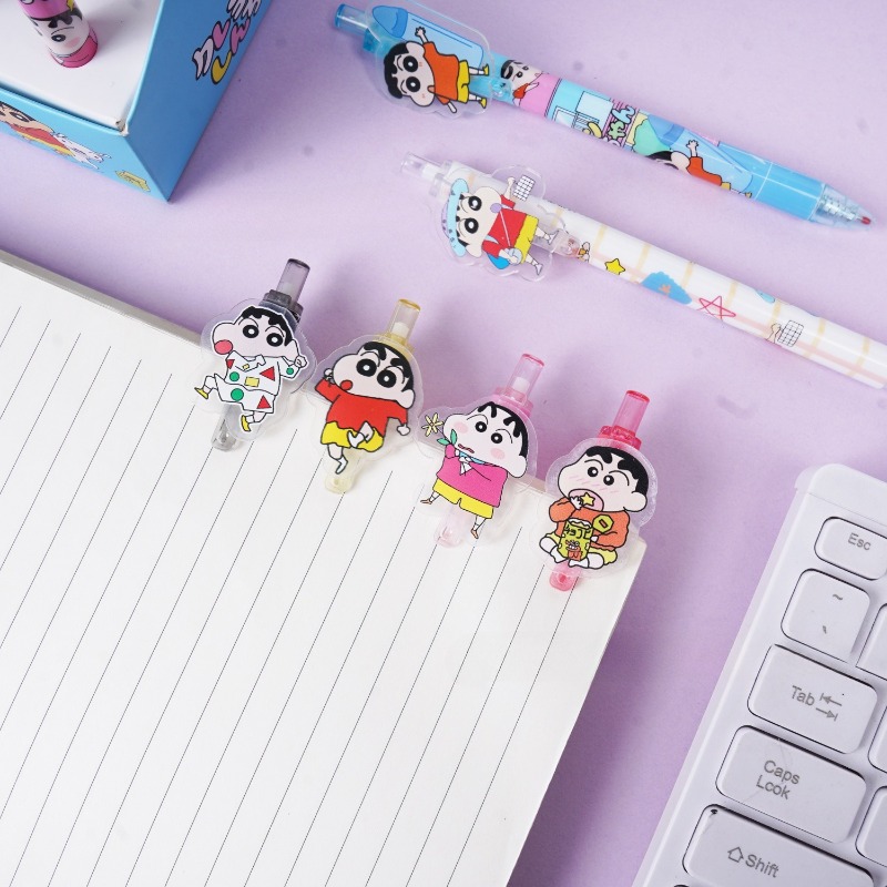 48 ピース/箱クレヨンしんちゃんポイントペン漫画インクゲル - Is Stationery Office Supply のレビューと価格
