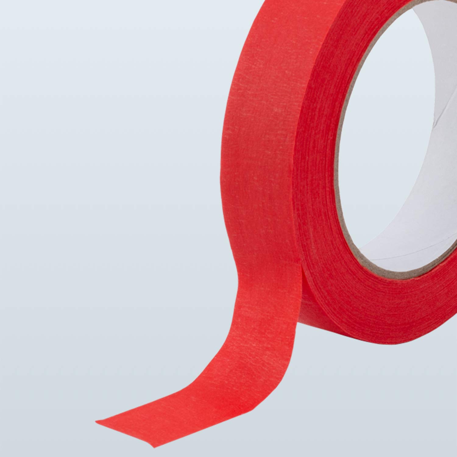 赤いマスキングテープ 幅13mm 簡単に切れるペインターズテ - Label Printer Tape のレビューと価格