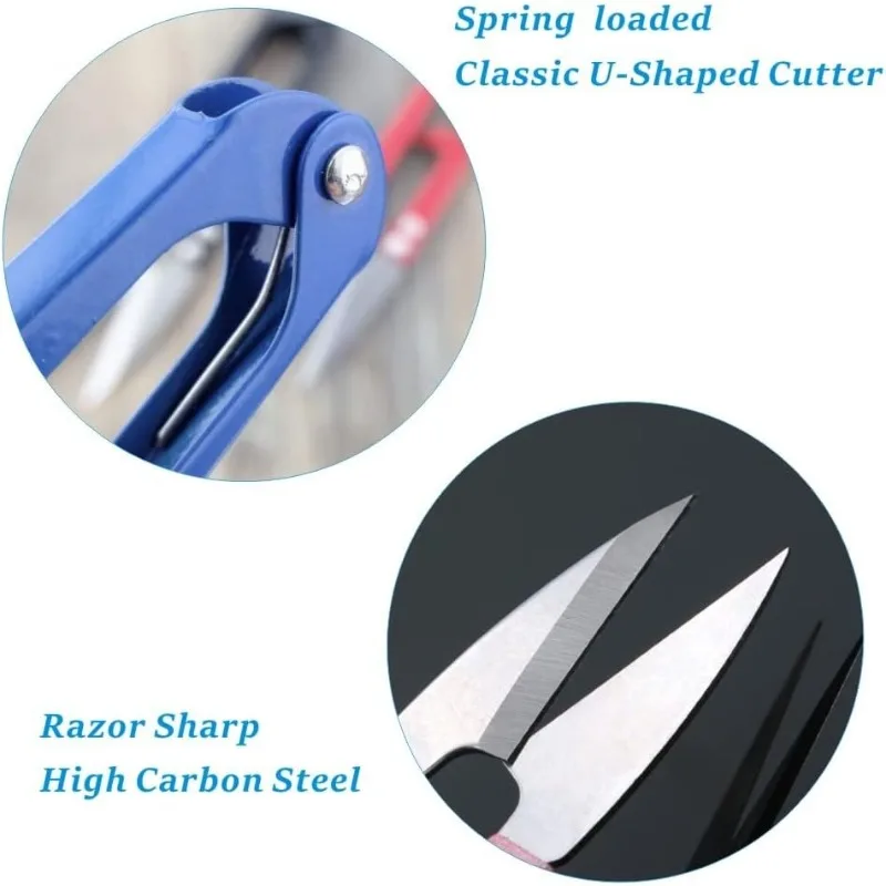 4 個の糸切りはさみ、縫製はさみ、トリミングクリッパー、U  - Scissors Stainless Craft のレビューと価格