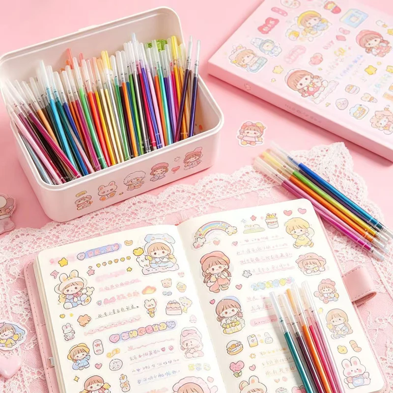 12-100 個グリッターペンリフィルセットフラッシュマルチ - Gel Ink Pen Set のレビューと価格