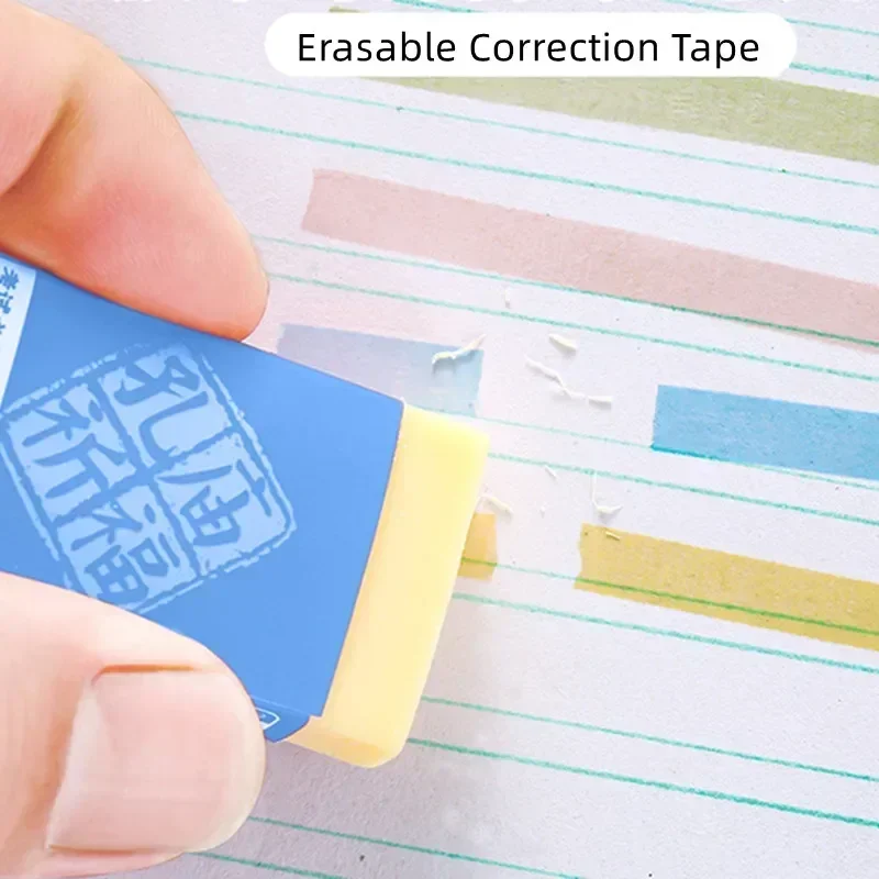 通気性のある蛍光テープライター,キャンディーカラー,装飾文字 - Correction Tape Roller のレビューと価格