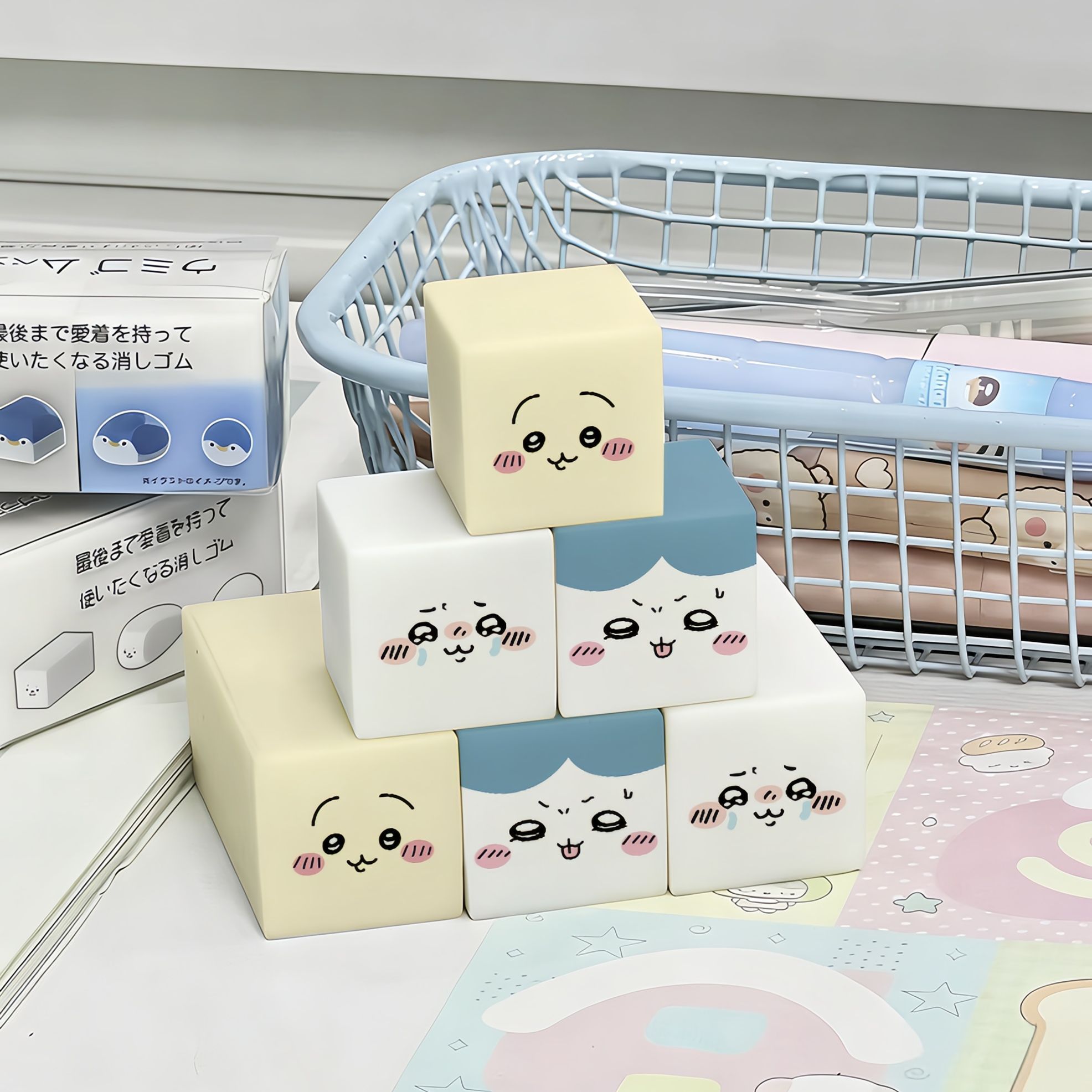 ちいかわ消しゴム かわいい漫画風ゴム製消しゴム 消しカスが少 - Is Stationery Office Supply のレビューと価格