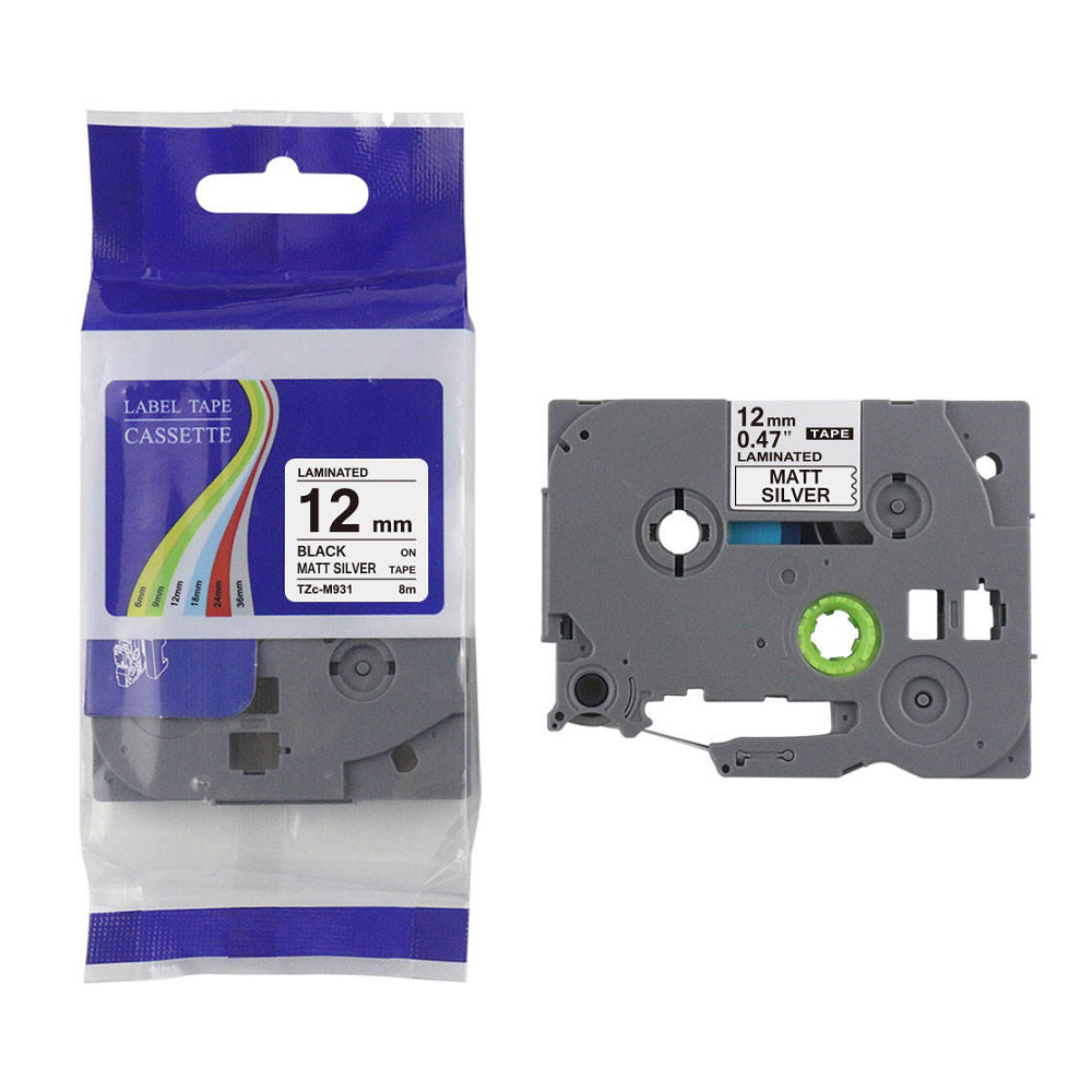 互換性のある TZe 631 ラベルテープ 黒地に黄色 12 - Label Printer Tape のレビューと価格
