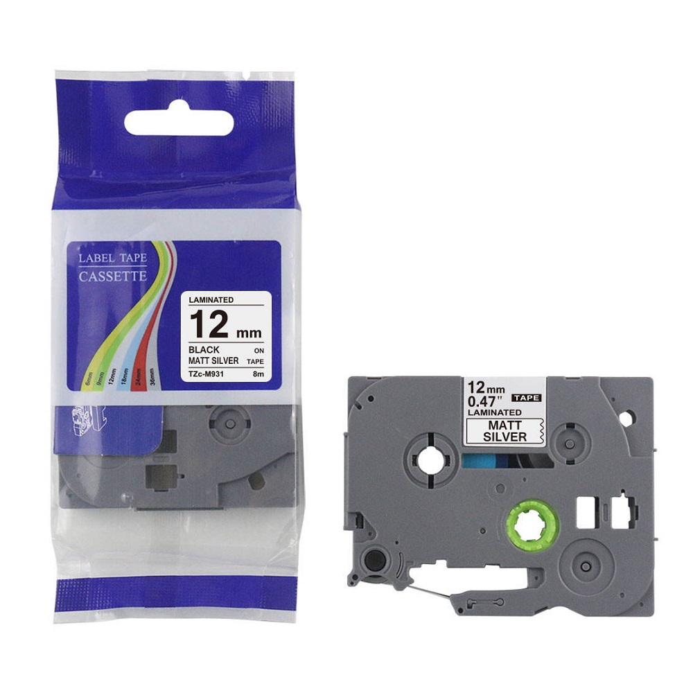 互換性のある TZe 631 ラベルテープ 黒地に黄色 12 - Label Printer Tape のレビューと価格